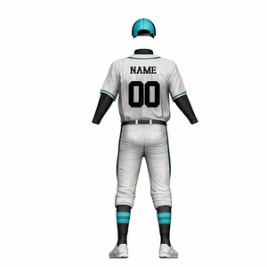 Uniforme de Béisbol Personalizado de Alta Calidad con Botones Completos, Manga Personalizada por Sublimación, Uniforme de Béisbol Económico - Product Image 5