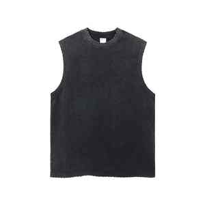 Streetwear Oversized Cropped Gym Tank Top Custom Cut Off Sleeveless T-shirt Printing <b>Muscle</b> Shirt Acid Wash Graphic <b>Men</b> <b>Vest</b> - Product Image 3