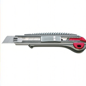 NT <b>CUTTER</b> All-Metal Push Button Utility Knife 18mm Blade Width and 135mm Length - Product Image 3