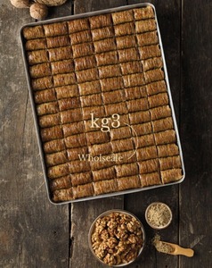 Premium Turkish Walnut Baklava Assortment Handmade Traditional Halal Certified Frozen Storage Bulk Pack Sweet <b>Dessert</b> - Product Image 4