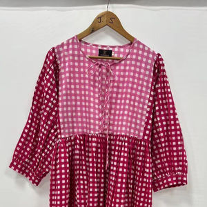 Vestido largo de algodón, vestido con estampado de bloques a mano, vestido con estampado de bloques largos florales, vestido maxi de algodón, vestido hecho a mano, vestido de estilo indio - Product Image 1