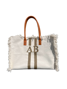 Sac fourre-tout à franges de haute qualité avec poignée en cuir - Product Image 4