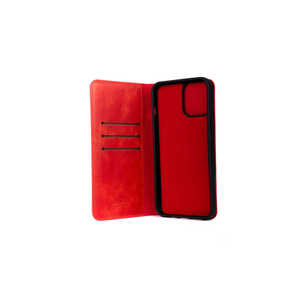 Étui portefeuille de luxe bleu marine haut de gamme pour filles, en cuir véritable, pour iPhone 12 Pro Max, doublé - Product Image 4