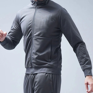 Survêtement d'hiver chaud pour homme, coupe ajustée, fermeture éclair intégrale, polyester et coton, vêtements de sport décontractés, tenue d'entraînement, jogging de haute qualité - Product Image 2