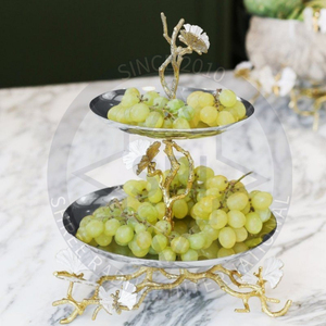 Luxury Gold Trunk Style 3 <b>Tier</b> <b>Cake</b> <b>Stand</b> Cookie Dessert Pastries Display Table Decorative Metal <b>Cake</b> <b>Stand</b> American Style 2025 - Product Image 5