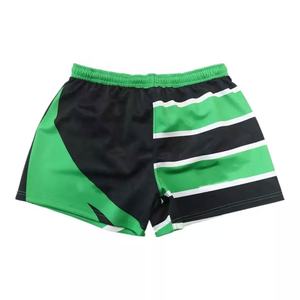 Haute qualité Concevez votre propre short de rugby unisexe décontracté 100% Polyester avec poches profondes Sublimation Rugby Wear - Product Image 6