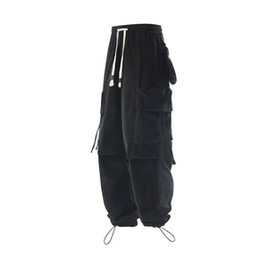 Pantalones de chándal elegantes para hombre 2025, pantalones Cargo multibolsillos de alta calidad, poliéster ligero, impermeables, cintura elástica de secado rápido - Product Image 1