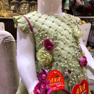 Vestido de Algodón Gulab Fairy, Vestido de Lujo con Bordado, Vestidos de Fiesta Elegantes para Niñas, Diseños de Verano - Product Image 3