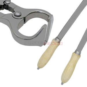 Pinzas Burdizzo para Castración sin Sangre, Juego de Instrumentos Quirúrgicos Veterinarios Reutilizables de Acero Inoxidable Alemán para Operaciones de Mascotas - Product Image 5