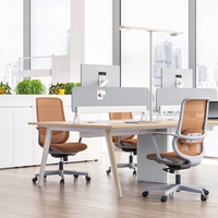 Chaise de bureau ergonomique avec système lombaire flottant et dossier respirant