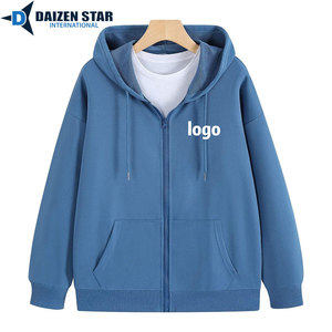 Sudaderas con Cremallera para Hombre, 100% Algodón, Felpa, Corte Regular, Ropa Casual de Invierno, Servicio OEM, 500 Gramos, Ecológicas - Product Image 6