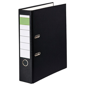 80mm DIN <b>A4</b> Binder Cardboard File <b>Folder</b> with Polypropylene Outer and Black Paper Inner Laminations - Product Image 3