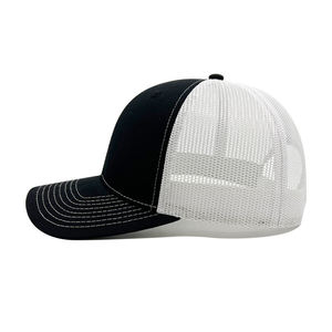 Classique personnalisé toile camionneur casquette de Baseball deux tons couleur unisexe sport pêche respirant imperméable Polyester/coton - Product Image 3