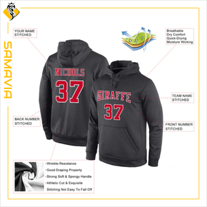 SAMAVIA Sweat à capuche sportif imprimé avec logo personnalisé Sweat-shirt à sublimation pour la salle de sport et les vêtements d'été en plein air - Product Image 3