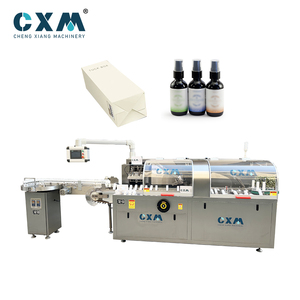 Máquina Automática de Encartonamiento CXM de Acero Inoxidable para Botellas de Aerosol de Perfume, Línea de Empaquetado para Encajonado de Botellas - Product Image 1
