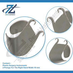 MILLARD 2 broches main droite pouce crochet 18mm largeur chirurgie plastique Instrument base Instruments chirurgicaux Pakistan fabricant - Product Image 4