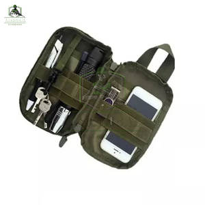 Pochette tactique confortable en tissu nylon durable avec un design pratique pour une utilisation en extérieur, voyage, camping et transport quotidien - Product Image 2