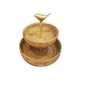 Top tendance cuisine et Table à manger décoration métal plaqué or finition corbeille à fruits corbeille à fruits décoration de table - Product Image 6