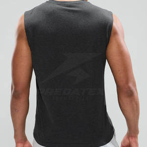 Nueva moda 100% camisas sin mangas de algodón ropa de calle de punto ropa de moda gran oferta accesorio de moda - Product Image 2