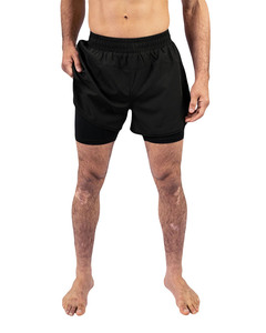 กางเกง MMA สีพื้นสำหรับทุกเพศ สไตล์ลำลองใหม่ ผลิตในปากีสถาน สำหรับผู้ใหญ่ น้ำหนักเบา แห้งเร็ว ระบายอากาศได้ดี ผลิตจากโพลีเอสเตอร์/ผ้าฝ้าย - Product Image 4