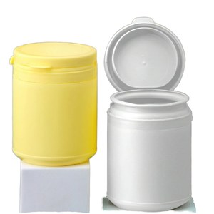 Venta de fábrica 100g 150g 200g 500g Botella química de plástico HDPE con tapa abatible TP para botella de medicina Fábrica de Vietnam - Product Image 1