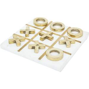 Jeu de Tic Tac Toe Décoratif en Métal Moderne pour la Décoration de Table de Maison de Luxe - Product Image 3