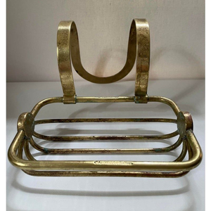 Porte-savon en fer forgé de conception filaire en finition dorée, parfait pour les hôtels, les villas et les maisons, utilisation dans les salles de bain - Product Image 5