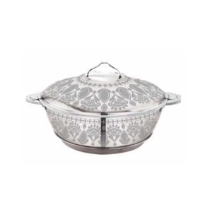 Casserole élégante au design floral, parfaite pour la décoration de mariage, la salle à manger et la vaisselle de cuisine élégante en gros d'Inde - Product Image 6