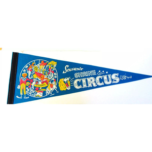 Estandarte Masónico Vintage del Circo, Bordado de los Años 50, Estandartes Masónicos Bordados - Product Image 5