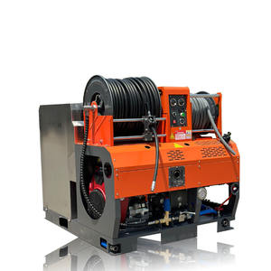 AMJET-Rapport qualité-<span class=keywords><strong>prix</strong></span> Machine de nettoyage d'égouts à haute pression à <span class=keywords><strong>essence</strong></span> 37HP 10lpm 300bar Nettoyeur de canalisations Machines à jet d'égouts - Product Image 2