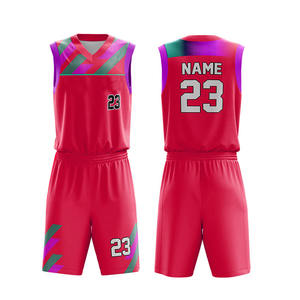 เครื่องแบบบาสเก็ตบอลไซส์ใหญ่พิเศษสีออกแบบโลโก้ได้ตามต้องการ - Product Image 4