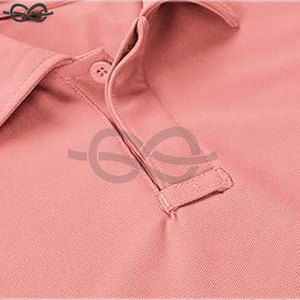 Golf elástico de primera calidad para hombre, camiseta de Polo, tela de lona transpirable de alta calidad, bordado personalizado, patrón sólido, logotipo OEM - Product Image 4