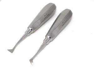 Elevadores de Raíces para Extracción Dental - Uso Profesional Manual, Agarre Ergonómico, Acero Inoxidable de Alta Calidad, Múltiples Formas y Diseños - Product Image 6