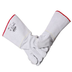 Gants de soudage courts en cuir de vache Gants de soudage Tig en cuir de vache Gants de sécurité - Product Image 2