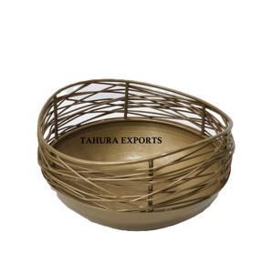 Panier à fruits en fil métallique de style cage, noir, élégant et aéré, 2026, décoration d'intérieur moderne et artistique, durable, pour fruits - Product Image 4