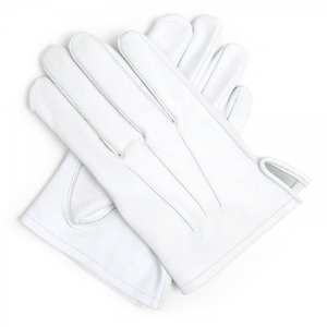 Fabricant de gants en coton blanc maçonnique du Pakistan - Product Image 4