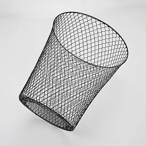 Handmade premium galvanized trash <b>bin</b> <b>with</b> strong <b>lid</b> and ergonomic handles for easy use in farmhouse and commercial zones - Product Image 3