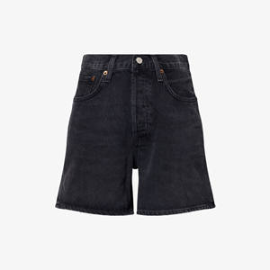 Pantalones cortos de mezclilla de moda para mujer, pantalones vaqueros Boyfriend elegantes de cintura media personalizados, verano con diseño elegante, tela Premium - Product Image 6