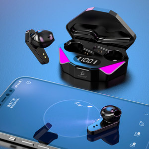 Auriculares Inalámbricos X15 para Juegos con Bluetooth 5.1, Diseño Impermeable Intrauditivo con LED, Pantalla Digital e Indicador de Batería - Product Image 2