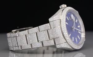 Luxury Moissanite Diamond <b>Watch</b> <b>for</b> Men <b>Women</b> Fully Iced Timepiece Hip Hop Bling Style VVS Stones Stainless Mechanical <b>Watches</b> - Product Image 2