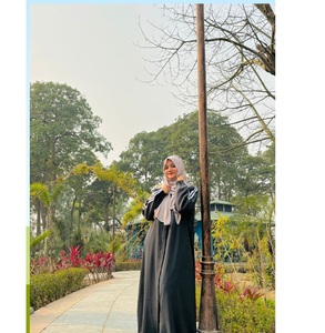 Qualité supérieure Personnalisé Designer Femmes Naqab Manches Longues Burqa Style Ethnique Hijab Mode Islamique Robes Musulmanes Abaya - Product Image 1