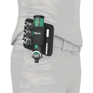 WERA 8009 Zyklop Pocket Set 1 3/8\" + 1/4\"-72 Teeth Swivel and Reversible <b>Ratchet</b> for Shop Tools - Product Image 3