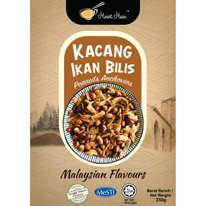 MEET MEE - Anchoas Fritas Halal - Bocadillo Salado de Kacang Ikan Bilis Seco - Product Image 4