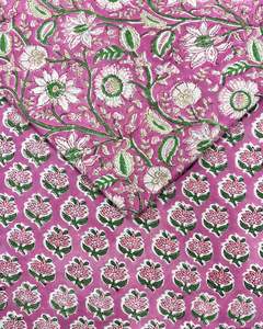 Tissu en coton 100% imprimé à la main, artisanat traditionnel de Jaipur, écologique, respirant, imprimé à la main - Product Image 4