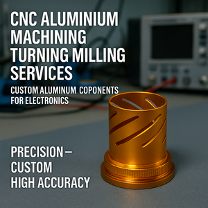 บริการงานกลึงและกัดโลหะอะลูมิเนียมด้วยเครื่อง CNC พร้อมบริการตัดด้วยลวด EDM ผลิตชิ้นส่วนอะลูมิเนียมและสแตนเลสตามสั่งสำหรับอุปกรณ์อิเล็กทรอนิกส์ - Product Image 3