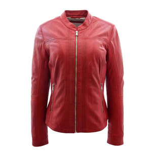 Vestes en cuir véritable à manches longues de haute qualité pour femmes nouveau Design XS-7XL grande taille respirant et teint pour l'automne et l'hiver - Product Image 3