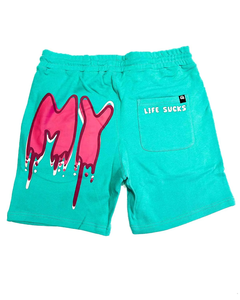 Custom <b>Men's</b> Summer 3D Puff Print Flocking Jogger <b>Sweat</b> <b>Shorts</b> 100% Cotton Mid Waist Drawstring Eco-Friendly Casual Streetwear - Product Image 4