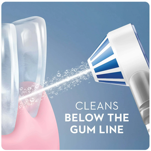 Oral-B Water Flosser Advanced, mango de irrigador oral portátil con 2 boquillas, blanco - Product Image 5