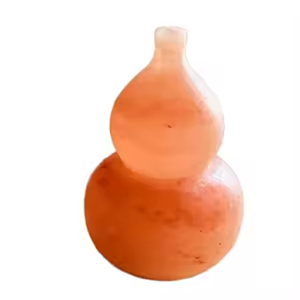 Lámpara de sal del Himalaya Viral 2025, elegante diseño de calabaza, perfecta para regalos y decoración del hogar - Product Image 3