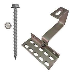 Rail de fixation inférieur QuickBolt 17601 pour toit en tuiles, idéal pour carport solaire - Product Image 1